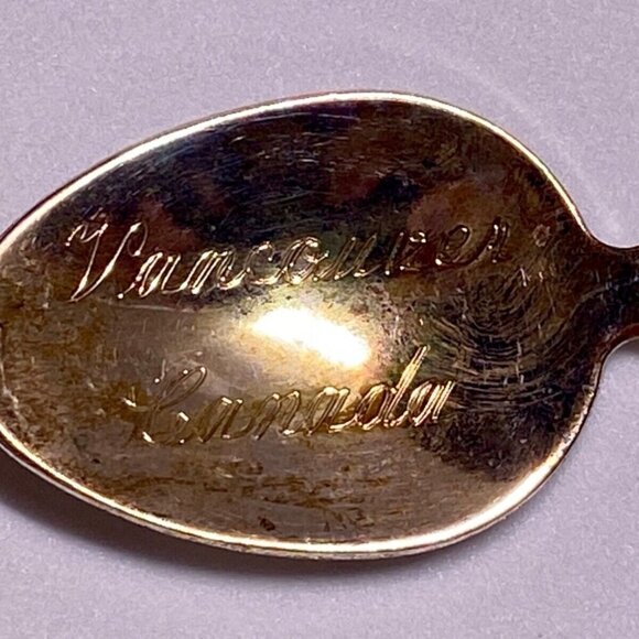 Souvenir Spoon Capalino Suspension Bridge Great Britain B.C. VTG Collectible - Picture 7 of 7
